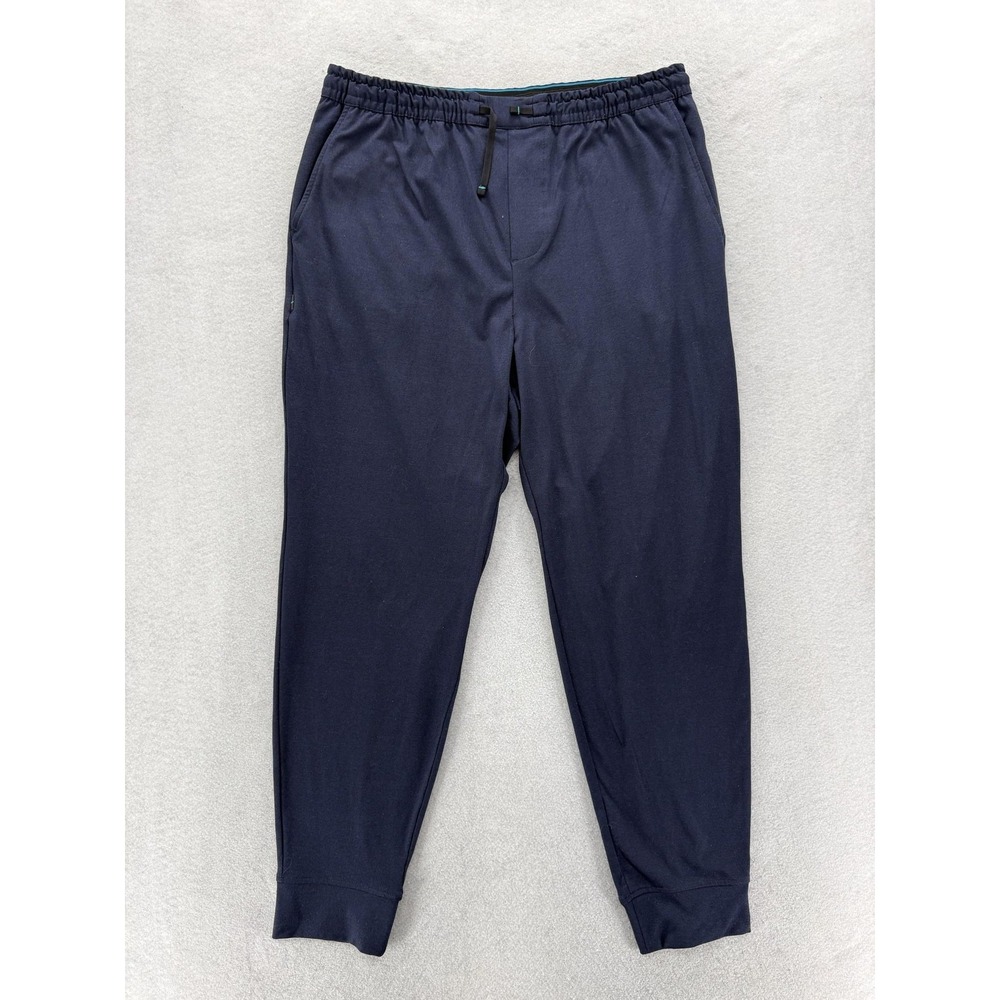 Stance Shelter Jogger Pants Mens XL Navy Blue Butter Blend brushed fleece Casual